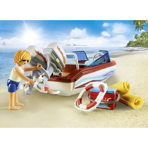 Playmobil Ταχύπλοο Με Υποβρύχιο Μοτέρ 9428 4008789094285