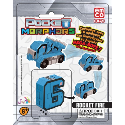 Just toys Pocket Morphers Νέα Χρώματα - 10 Σχέδια 6889F 8886457668893