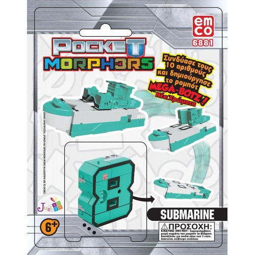 Just toys Pocket Morphers Νέα Χρώματα - 10 Σχέδια 6889F 8886457668893