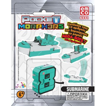 Just toys Pocket Morphers Νέα Χρώματα - 10 Σχέδια 6889F 8886457668893