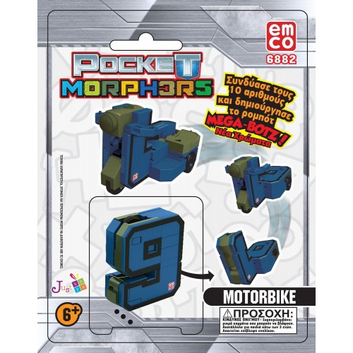 Just toys Pocket Morphers Νέα Χρώματα - 10 Σχέδια 6889F 8886457668893