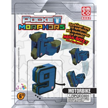 Just toys Pocket Morphers Νέα Χρώματα - 10 Σχέδια 6889F 8886457668893