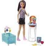 Mattel Barbie Σκίπερ Babysitter - Μια Μέρα Με Το Μωρό FHY98 887961531497