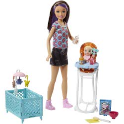 Mattel Barbie Σκίπερ Babysitter - Μια Μέρα Με Το Μωρό FHY98 887961531497