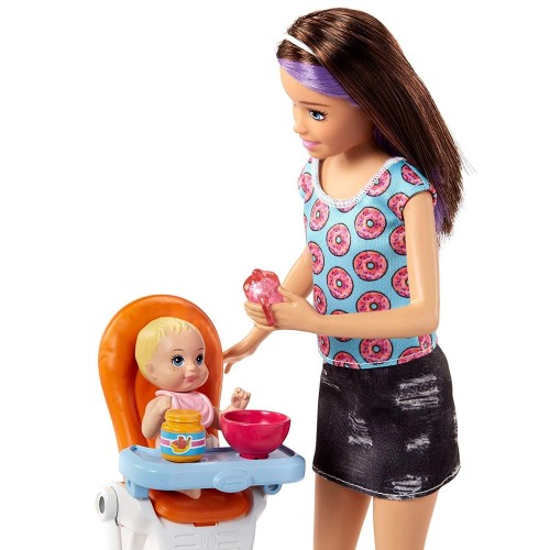Mattel Barbie Σκίπερ Babysitter - Μια Μέρα Με Το Μωρό FHY98 887961531497