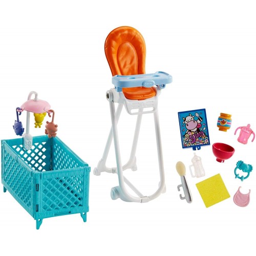Mattel Barbie Skipper Babysitter - Doll And Playset FHY98 887961531497