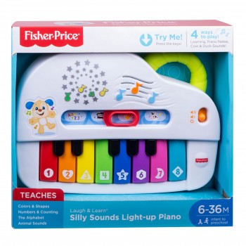 Mattel Laugh And Learn Εκπαιδευτικό Πιάνο Με Φώτα GFV21 887961769906