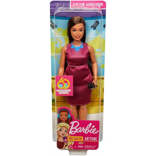 Mattel Barbie Επαγγέλματα 60 Χρόνια Barbie - Δημοσιογράφος GFX27 887961772043