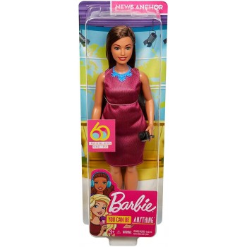 Mattel Barbie Επαγγέλματα 60 Χρόνια Barbie - Δημοσιογράφος GFX27 887961772043