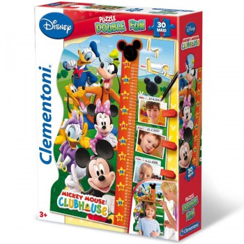Clementoni Παζλ 30 Μάχη Double Fun-Mickey Mouse Club House 1200-20303 8005125203031