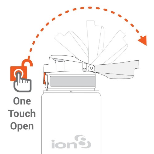 ion8 Water Bottle Pod Leak Proof 350 Ml - Blue ΙΟΝ83-50FΒLUQ 619098081435