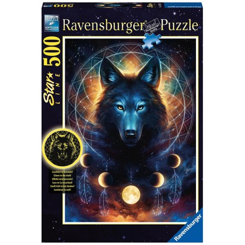Ravensburger Παζλ Ενηλίκων 500 Τεμ. Λύκος - Starline 13970 4005556139705