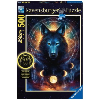 Ravensburger Παζλ Ενηλίκων 500 Τεμ. Λύκος - Starline 13970 4005556139705
