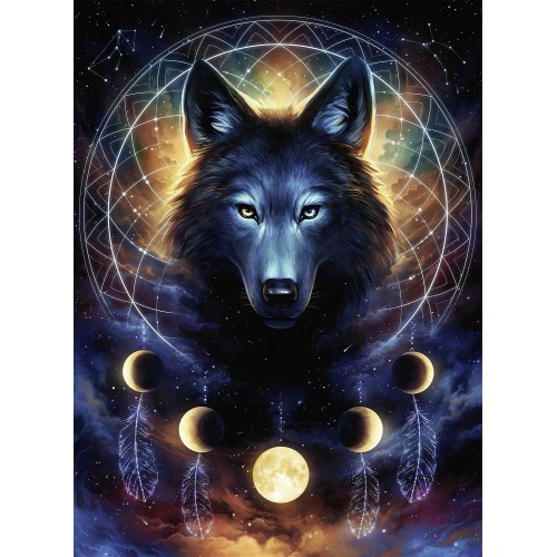 Ravensburger 500 Pcs Puzzle Wolf - Starline 13970 4005556139705