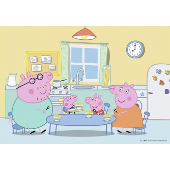 Ravensburger 2X12 Pcs Puzzle Peppa Pig 07596 4005556075966