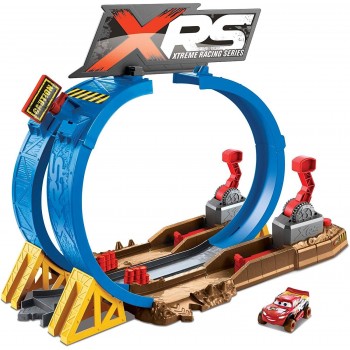 Mattel Disney Pixar Cars Xrs Mud Racing Crash Challenge Playset FYN85 887961707595