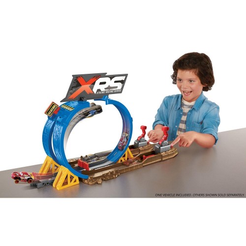 Mattel Disney Pixar Cars Xrs Mud Racing Crash Challenge Playset FYN85 887961707595