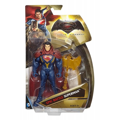 Mattel Batman Vs Superman Φιγούρα Σούπερμαν Epic Battle 15 Εκ. DJG28 / DJG35 887961224559