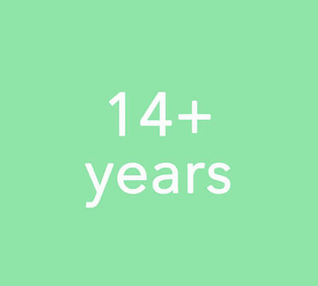 Age 14+ years